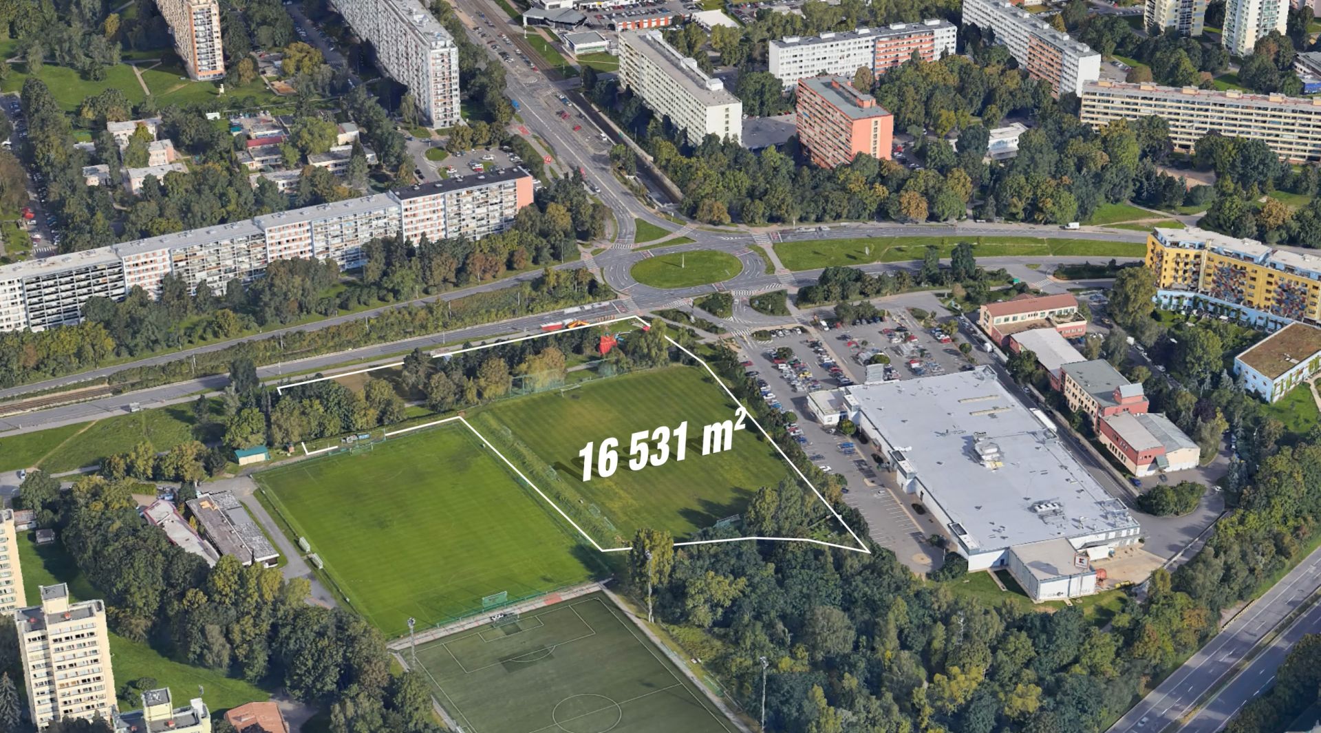 Prodej fotbalového hřiště